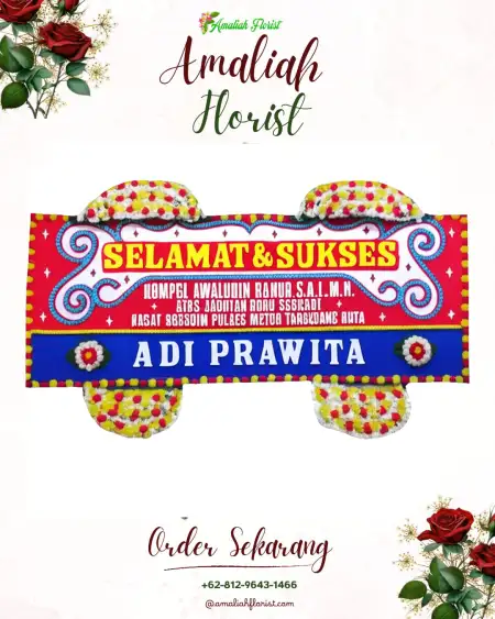 Papan Bunga Ucapan Selamat Jatisawit Lor